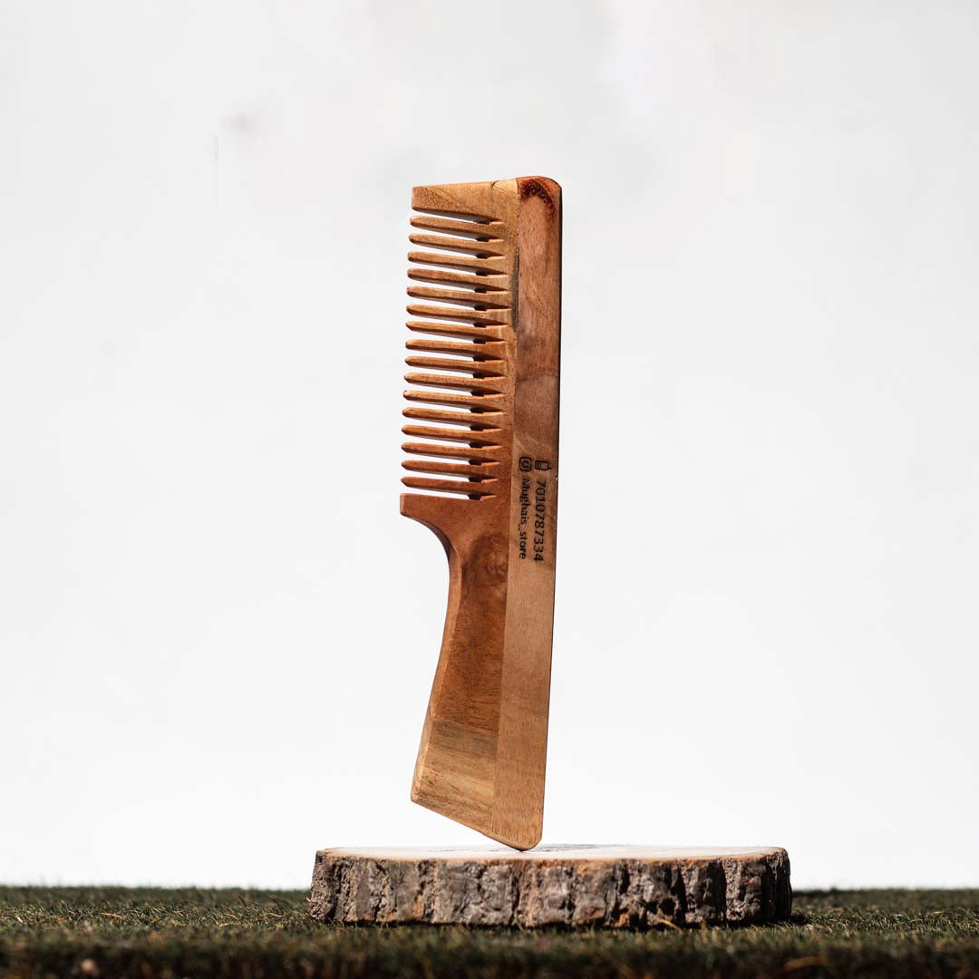 Wooden Neem Comb (Detangler)
