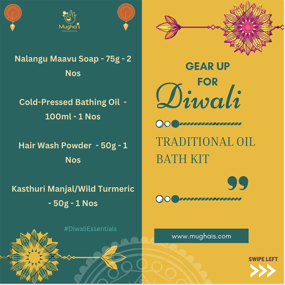 Traditional Oil Bath Kit(Ganga Snanam) - Diwali Essential